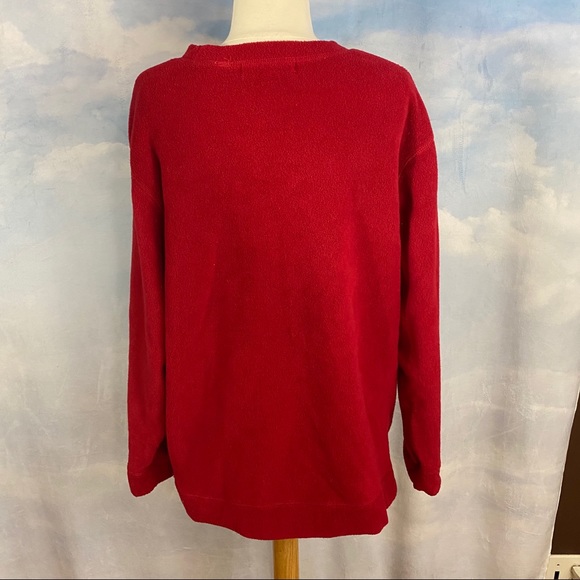 Marsh Landing Snowman Fleece Large - Picture 3 of 4